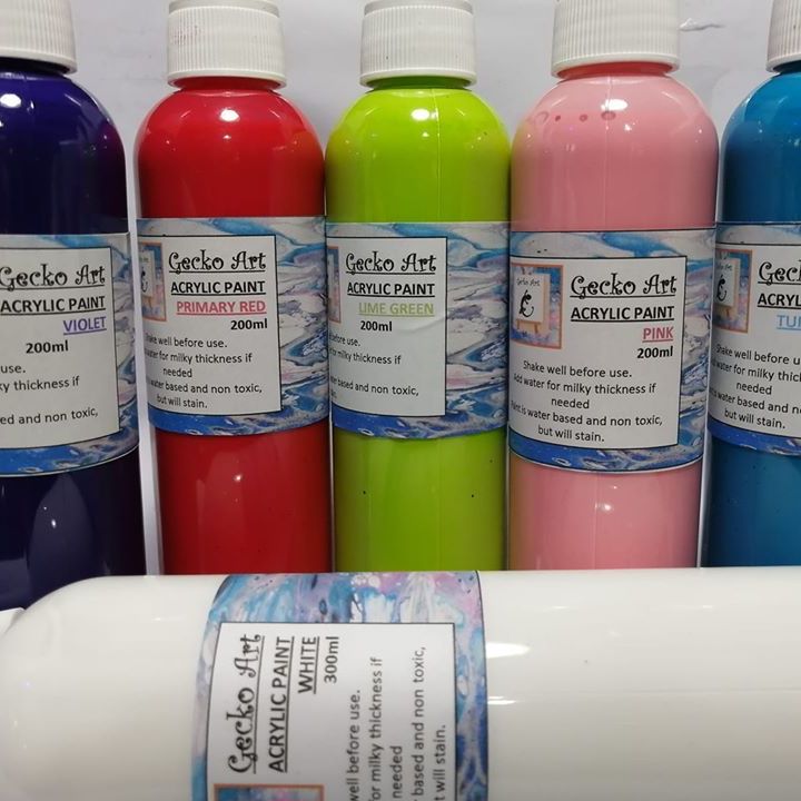 Acrylic Fluid Paint Premixed 100ml