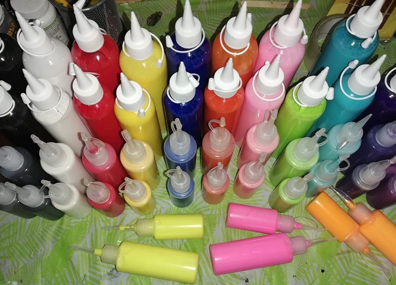 Acrylic Fluid Paint Flourescent