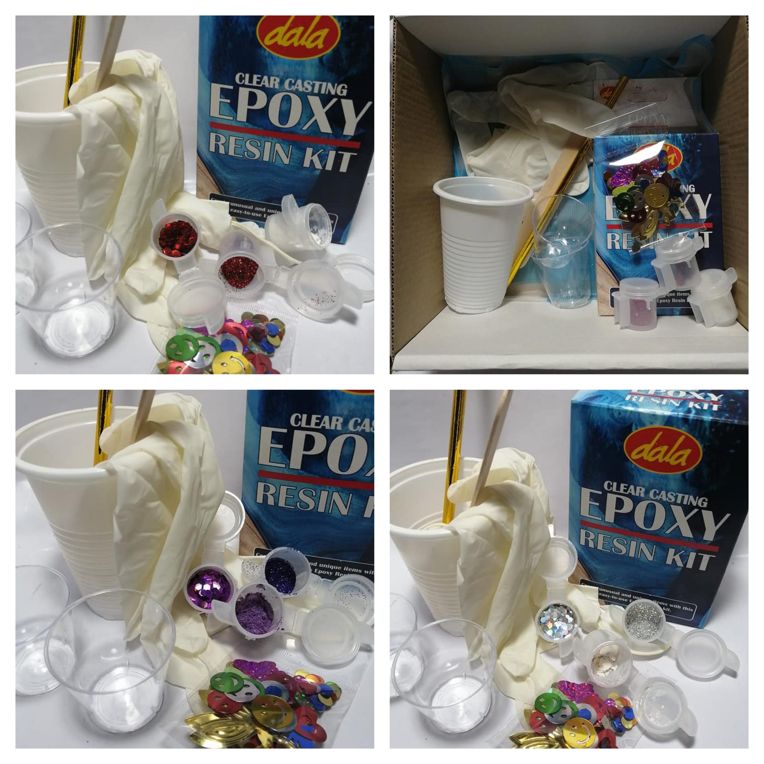 Resin starter kit with coaster mold