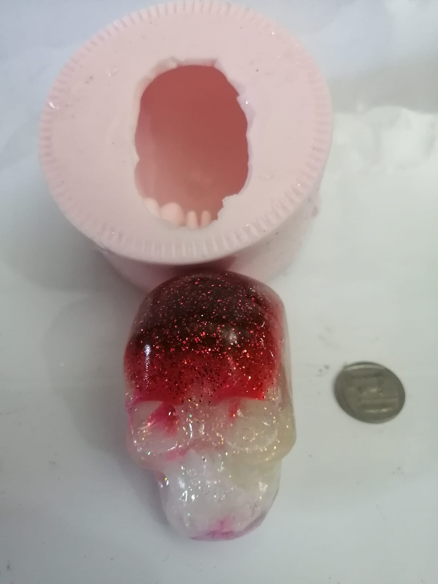 Silicon 3D Mold Full Skull