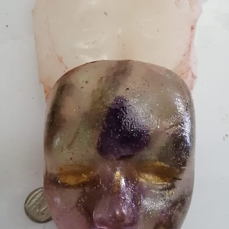 Silicon 3D Mold Harlequin Mask