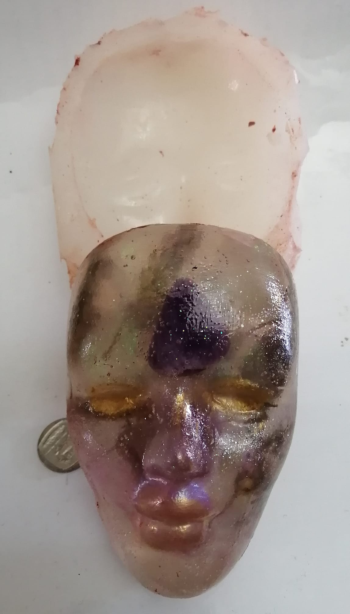 Silicon 3D Mold Harlequin Mask