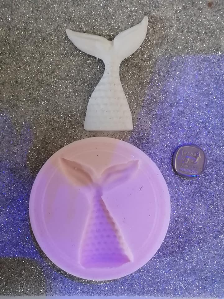 Silicon Push Mold Mermaid Tail