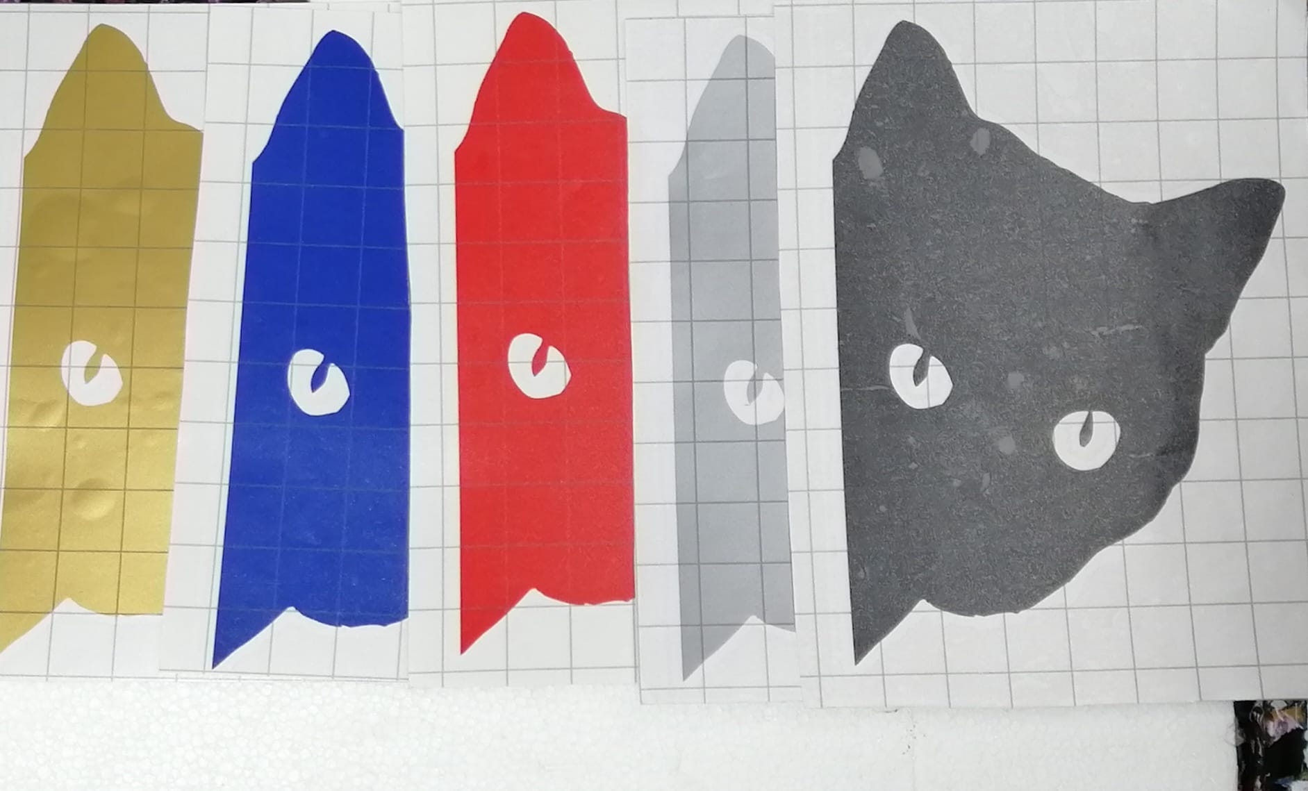 Vinyl Stickers Cat Silhouette