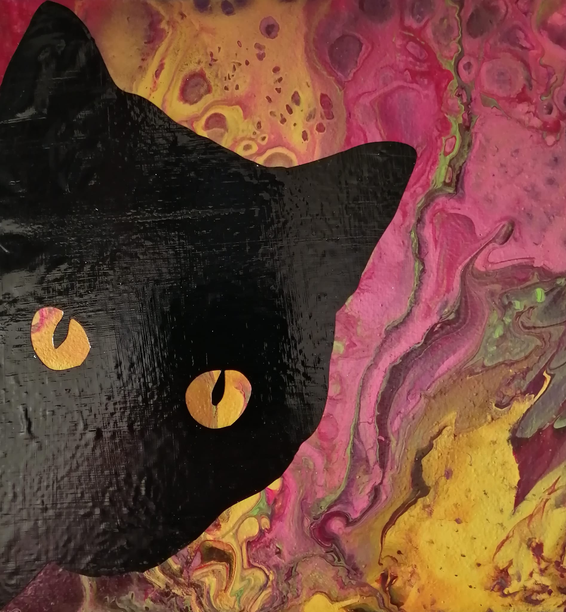 Vinyl Stickers Cat Silhouette - Image 2