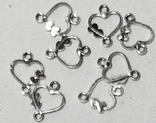 Mini heart charms