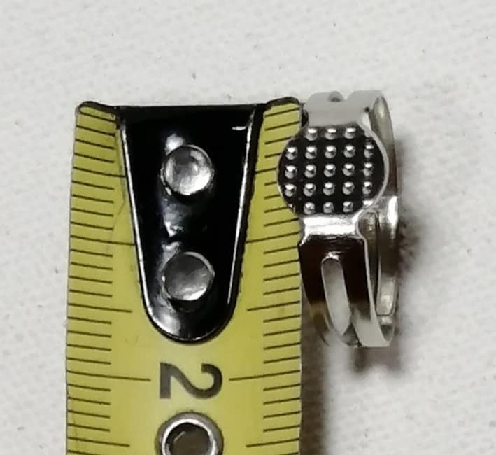 Blank Metal Adjustable Ring 7mm - Image 2
