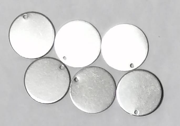 Stainless Steel Charm Disc 20mm